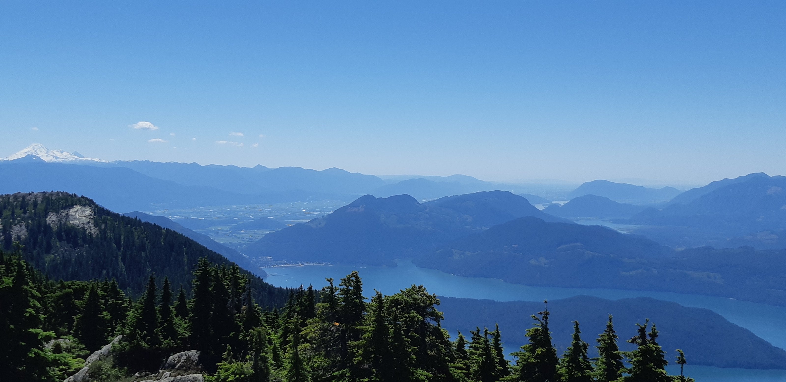 Harrison Lake and Fraser River