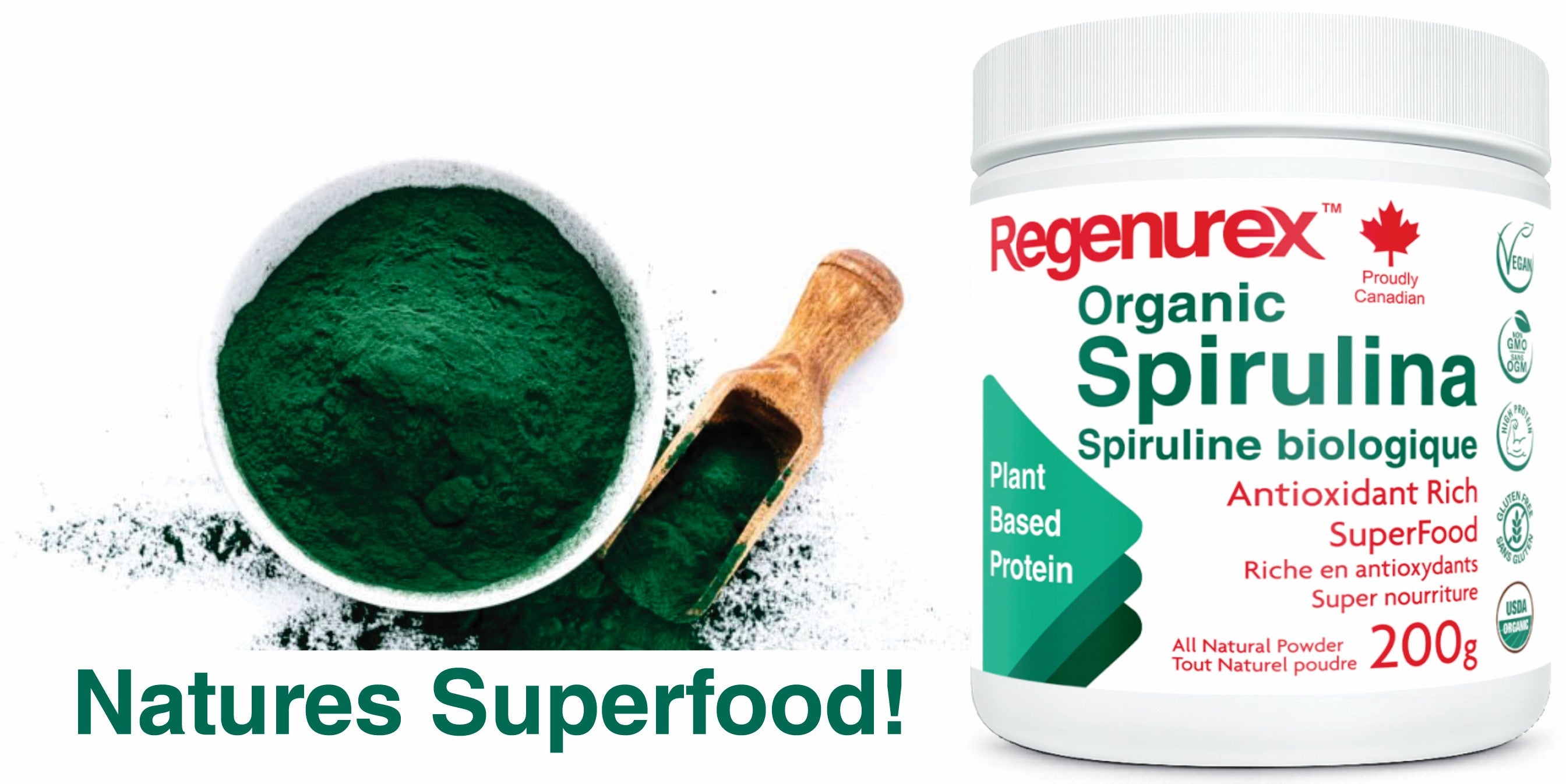 NEW - Organic Spirulina - 200g