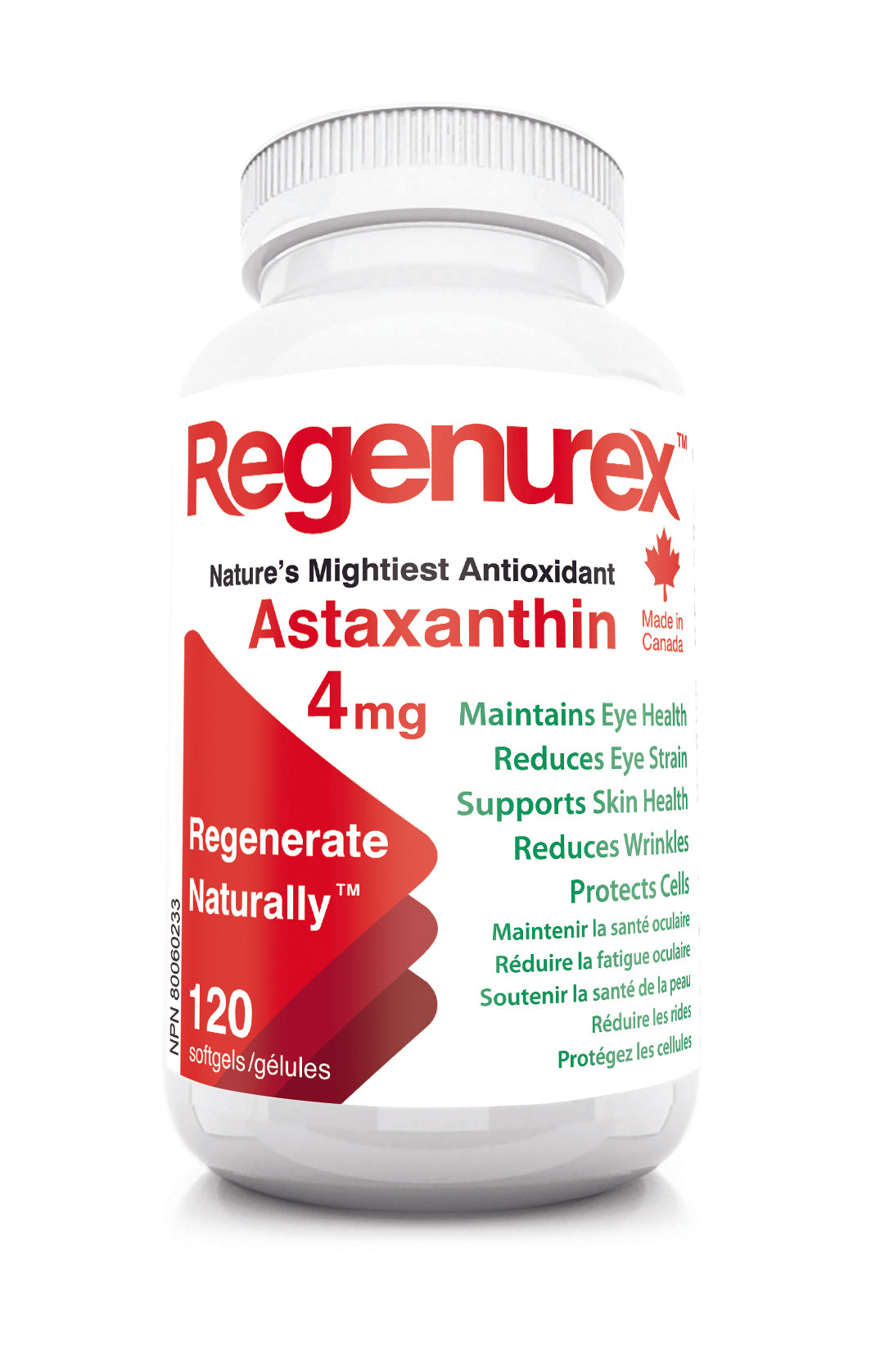 Canadian Astaxanthin - 4 mg - 120 count